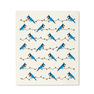 The Amazing Swedish Blue Jay Dishcloths (Set of 2)