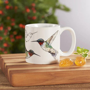 Field Guide Sketch Ruby-Throated Hummingbird Mug