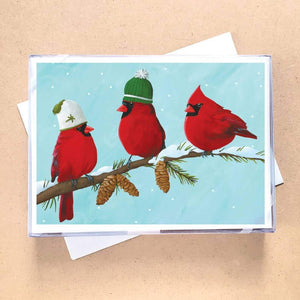 Three Cardinals Greeting Card Holiday Boxed Set - 15 Cards