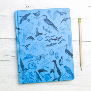 Birds Hardcover Notebook with Dot Grid Paper