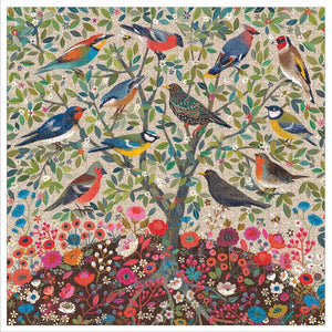 Flat artwork for the Songbirds Tree 1000 Piece Puzzle