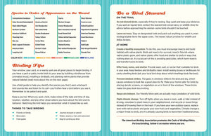 Bird Steward Tips included on Charley Harper’s Spot the Birds Board Game