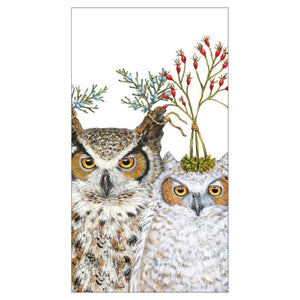Holiday Hoot Guest Towels / Buffet Napkins