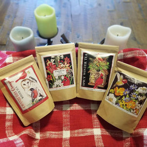 Winter Birds & Botanicals Wrapped Tea Selection