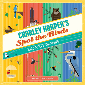 Artwork for the Charley Harper’s Spot the Birds Board Game