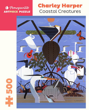 Charley Harper: Coastal Creatures 500-Piece Jigsaw Puzzle