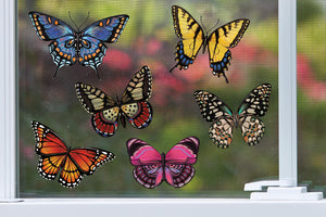 Realistic Butterfly Screen Door Savers (Choose from 6 different butterflies)