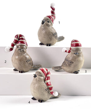 Holiday Baby Birds Figurine, Choose from 4 Assorted Designs
