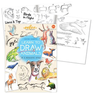 Art Book: Learn to Draw Animals with sample pages shown