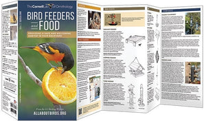 Unfolded view of Bird Feeders and Food Folding Pocket Guide