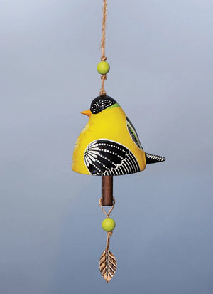 Bird Song Collection Goldfinch Ceramic Bell