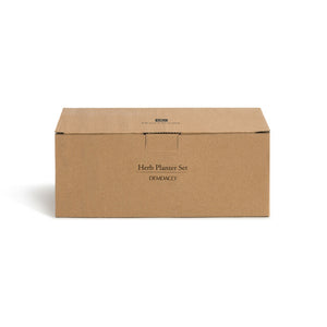 Outer Box for the Little Birds Herb Planter Set by Oregon artist Dean Crouser