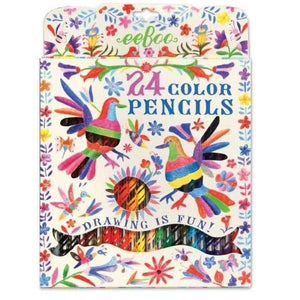 Colorful Oaxaca Birds Colored Pencil Set