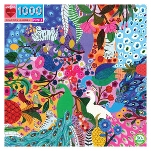 Peacock Garden 1000 Piece Puzzle