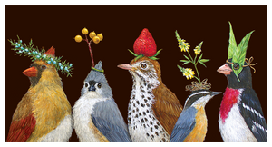 Artwork for Party at the Feeder Greeting Card