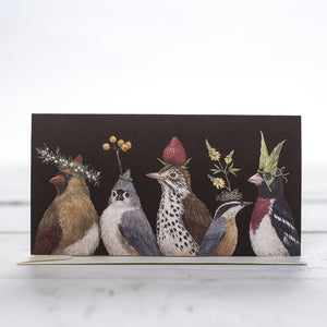 Party at the Feeder Greeting Card