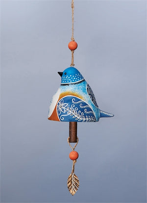 Bird Song Collection Bluebird Ceramic Bell